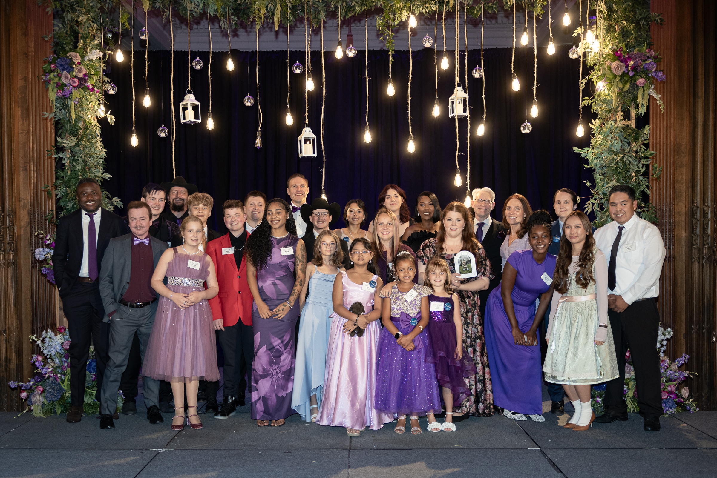 Children treated with Cell Therapy and supported by the Emily Whitehead Foundation at the Believe Ball 2026